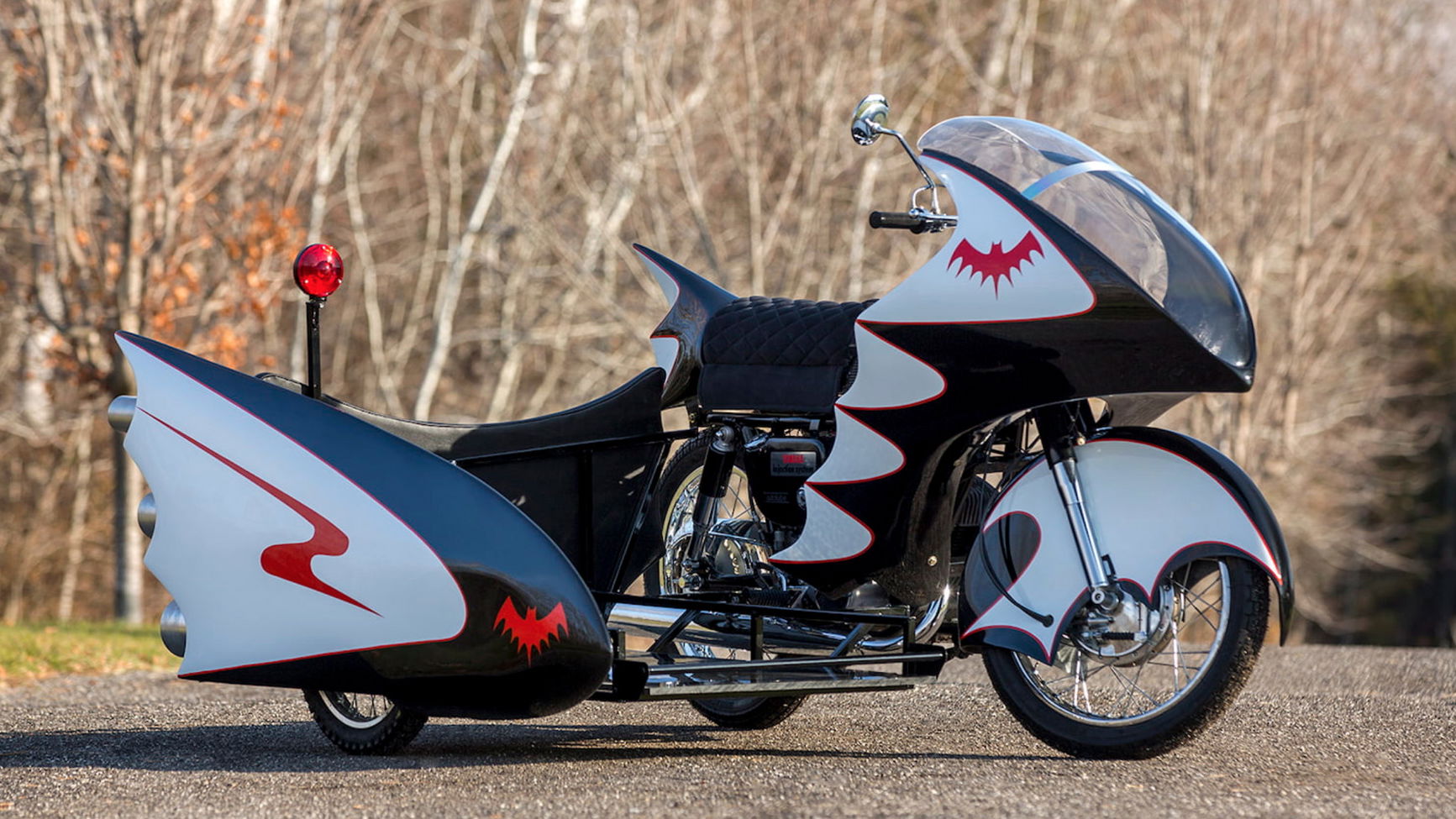 Batman and Robin Batcycle motorcycle up for auction